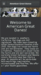 Mobile Screenshot of americangreatdanes.com